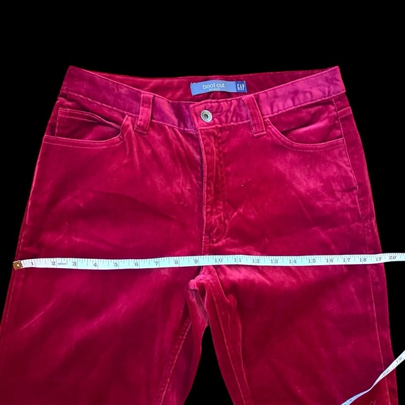 Gap Red Velvet Boot Cut Stretch Jeans, 8R - Picture 7 of 9